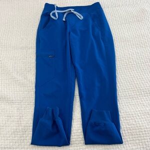 FIGS Zamora Jogger Scrub Pants Royal Blue XS EUC